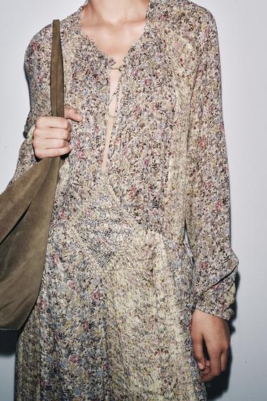 ZW COLLECTION METALLIC THREAD DRESS - 333 by Zara - Image 2