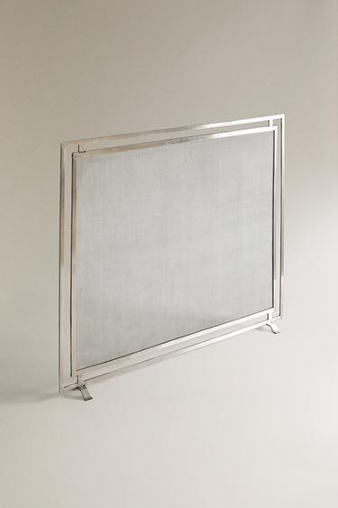 PARE-ÉTINCELLES ACIER CHEMINÉE - Argent de Zara - Image 1