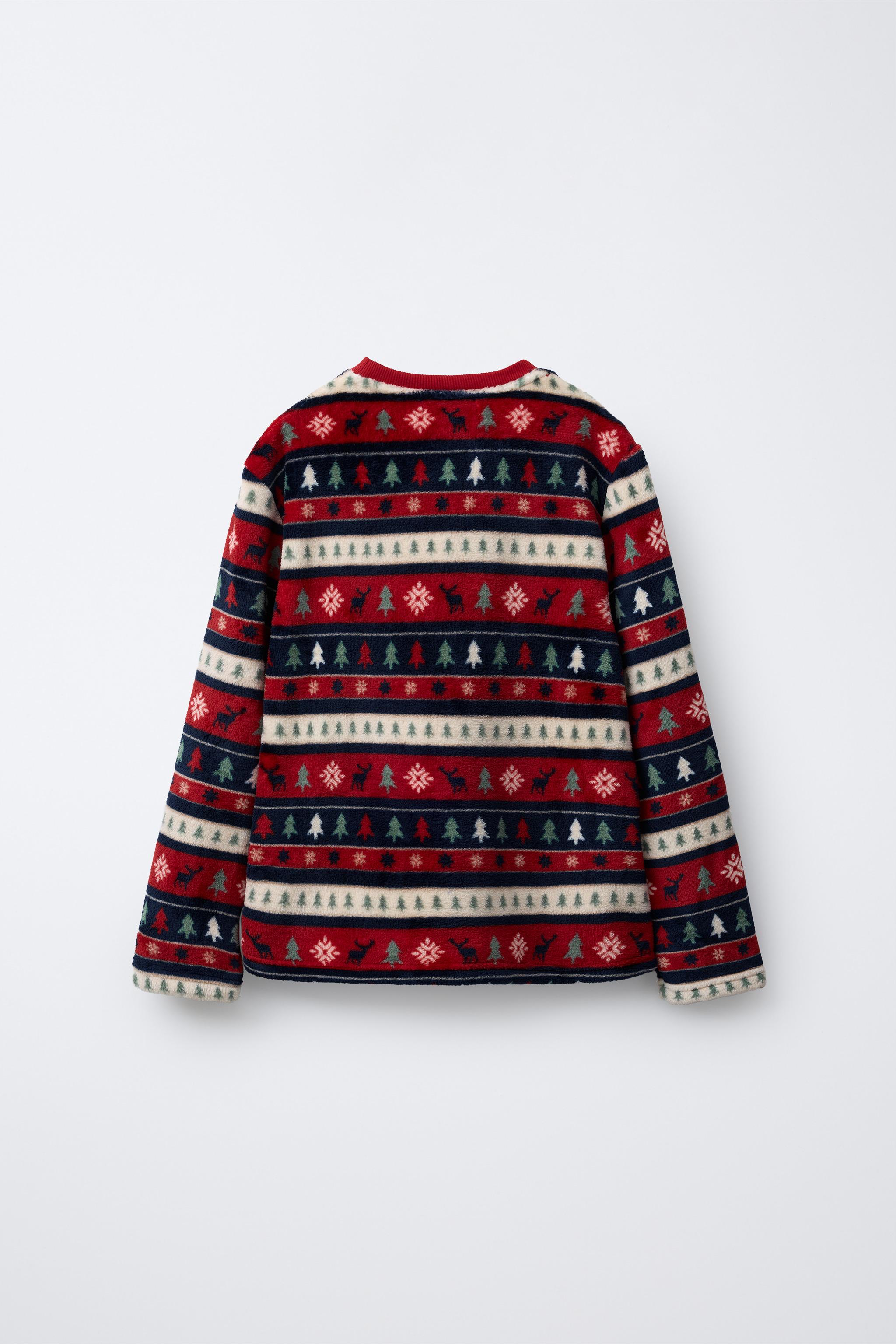 6-14歳/ ソフトタッチツリー柄パジャマ - レッド | ZARA Japan / 日本