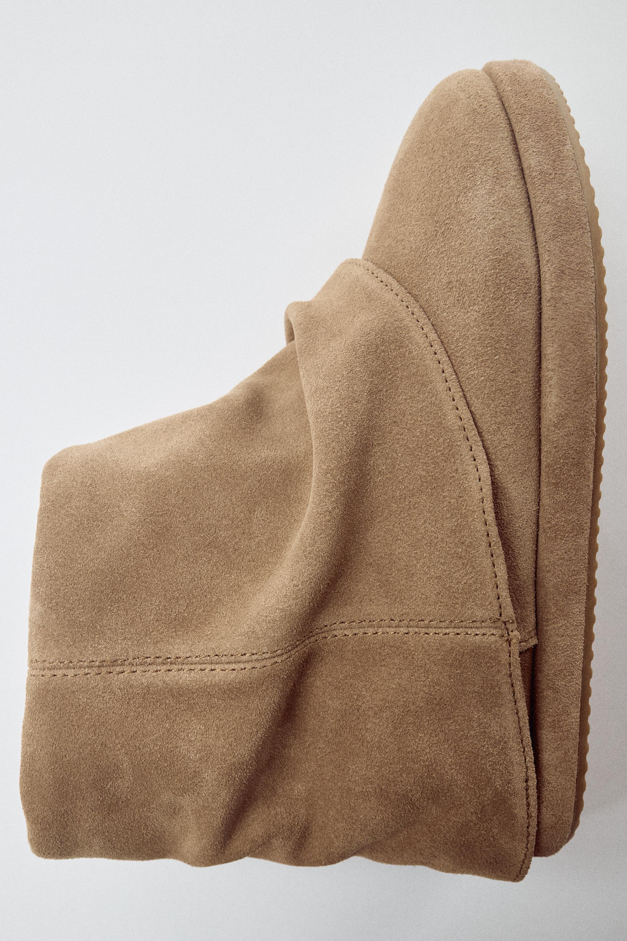LEATHER FOOTED LEGGINGS ANBOOTS
