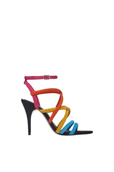 SANDALIA PIEL MULTICOLOR
