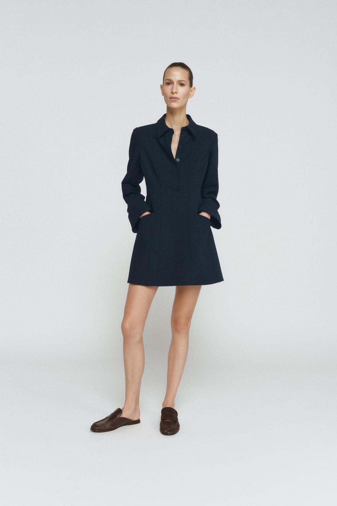 Zara LEATHER MULE LOAFERS