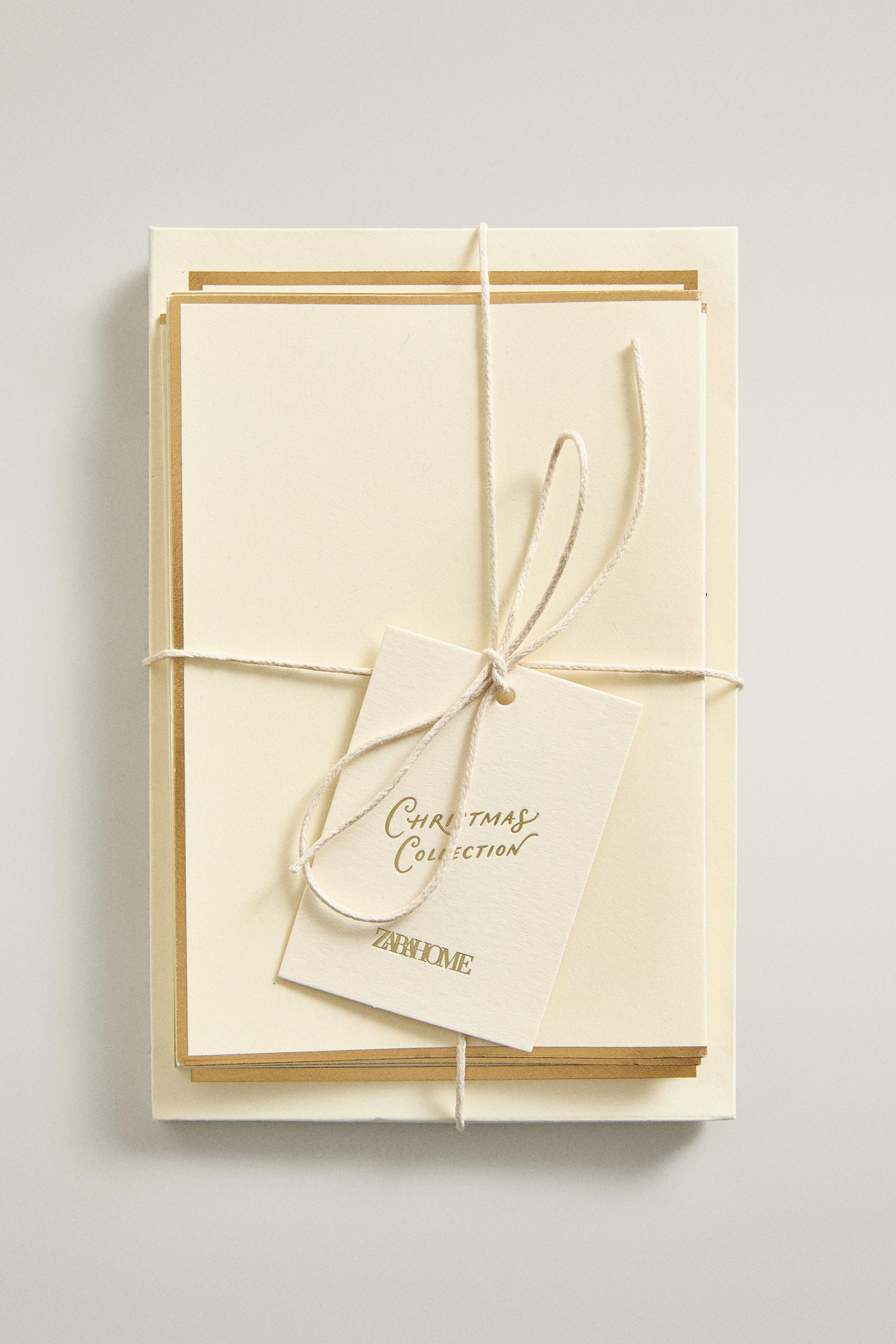 PACK OF CHRISTMAS CARDS AND ENVELOPES (PACK OF 8)