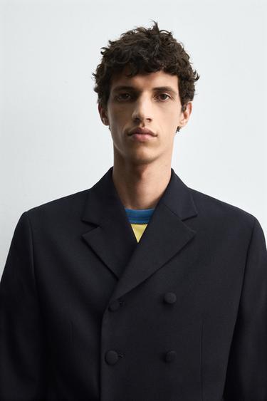 BLAZER CROISÉ COSTUME HARRY LAMBERT FOR ZARA X DISNEY - Bleu marine de Zara - Image 4