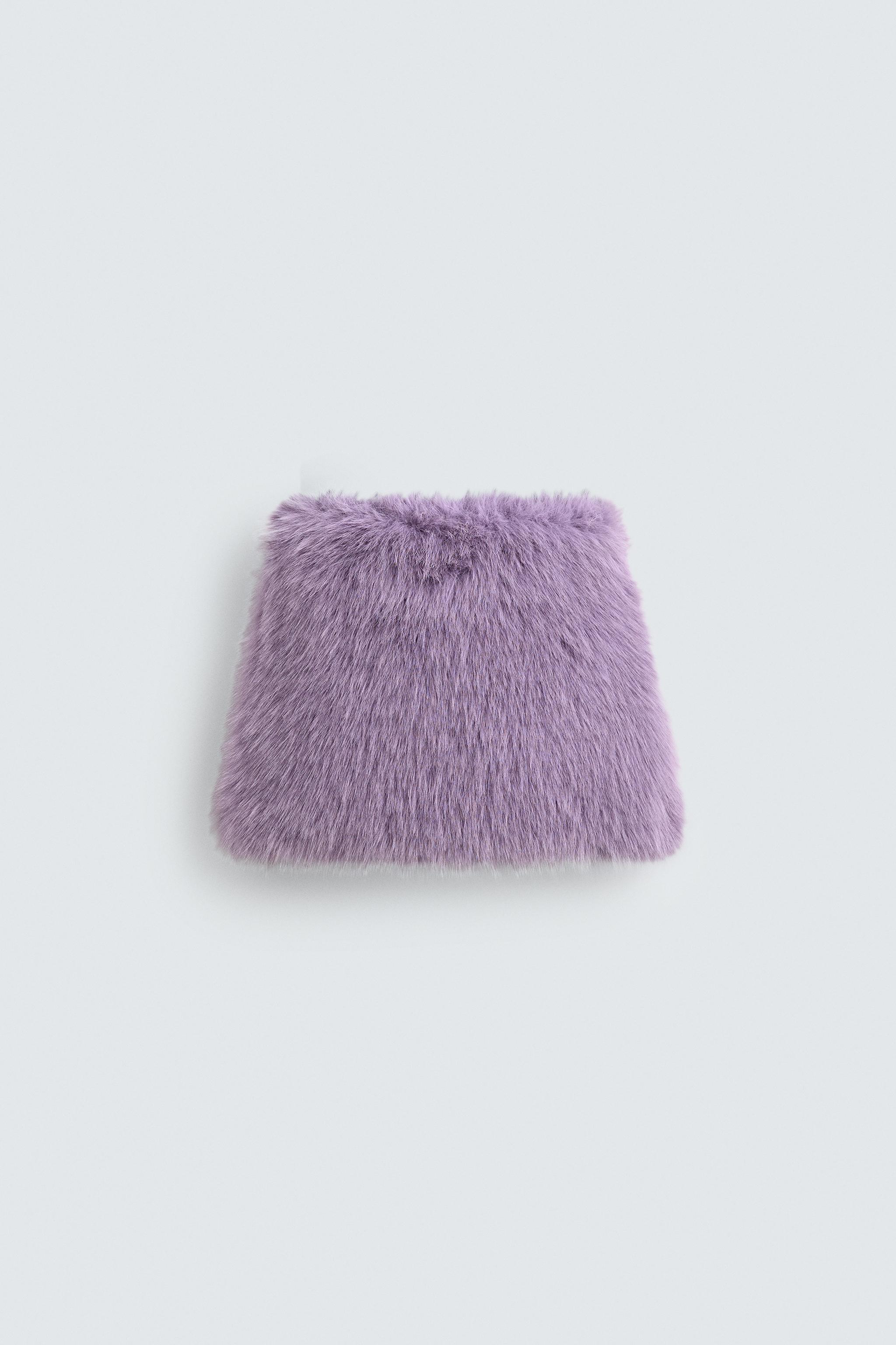 FAUX FUR MINI SKIRT HARRY LAMBERT FOR ZARA X DISNEY