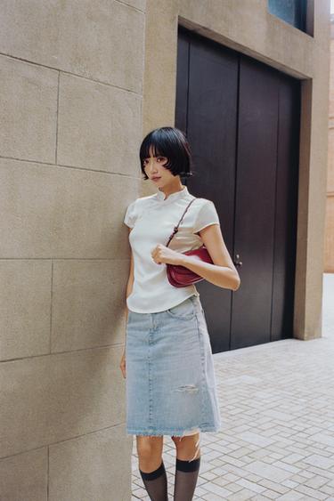 LOOK - Sky blue by Zara