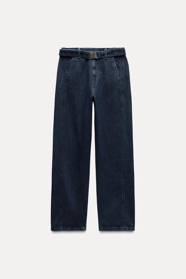 JEANS ZW COLLECTION RECTOS TIRO MEDIO - Azul de Zara