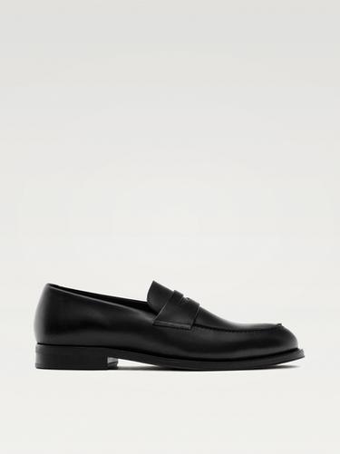 Mocasín piel vestir - Negro de Zara