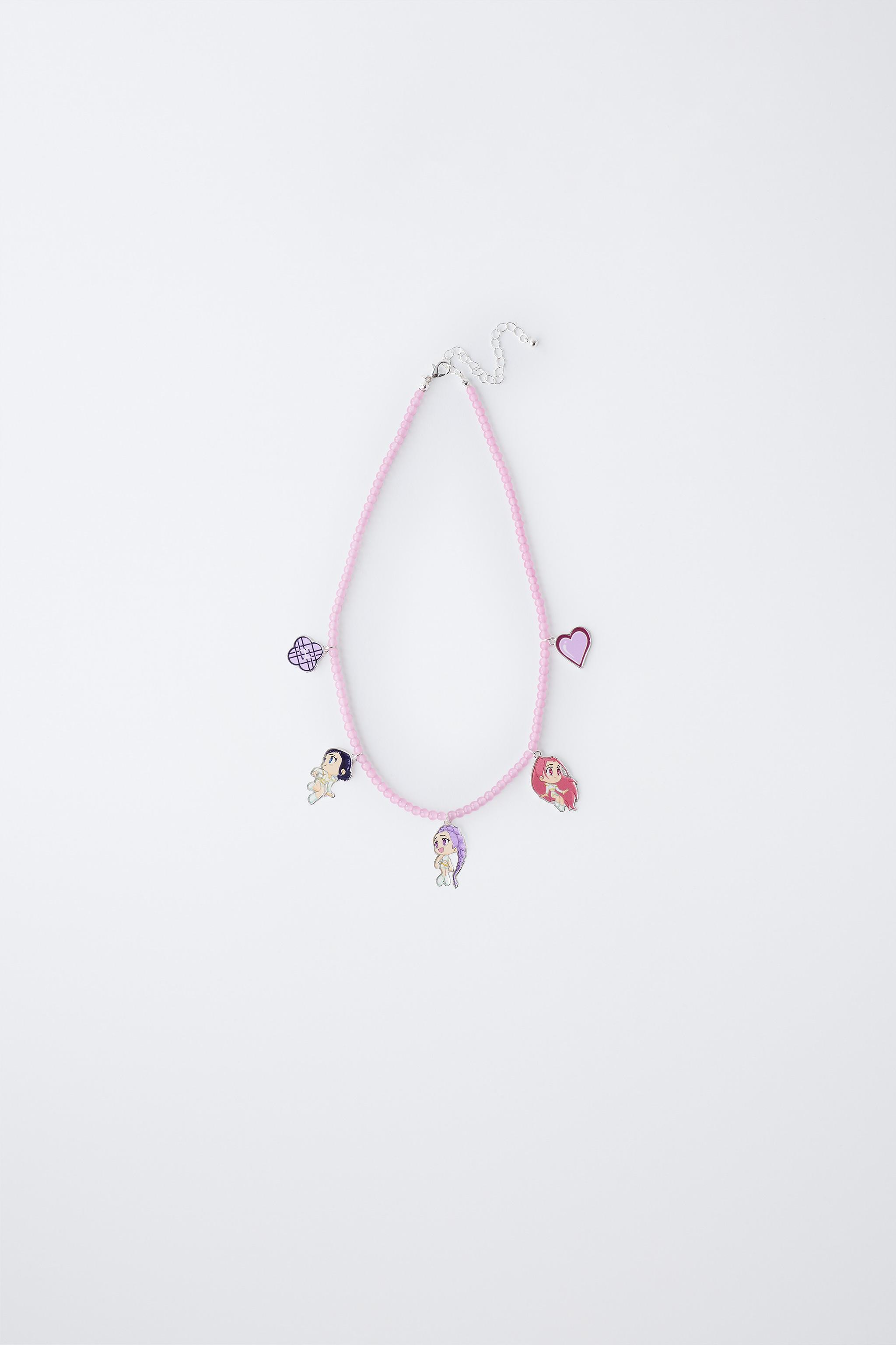 KPOP DEMON HUNTERS™ NETFLIX © MULTICHARM NECKLACE - Light pink