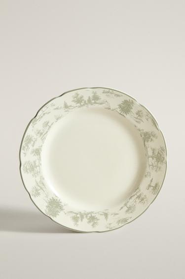 TOILE PORCELAIN DESSERT PLATE - رمادي الخاص بـ Zara - صورة 0