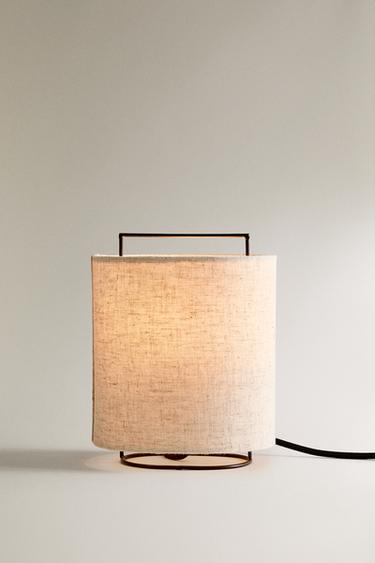 LAMPE DE TABLE LIN - Beige clair de Zara - Image 1