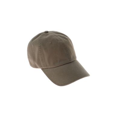 قبعة بحافة أمامية قطنية مغسولة - ترابي الخاص بـ Zara