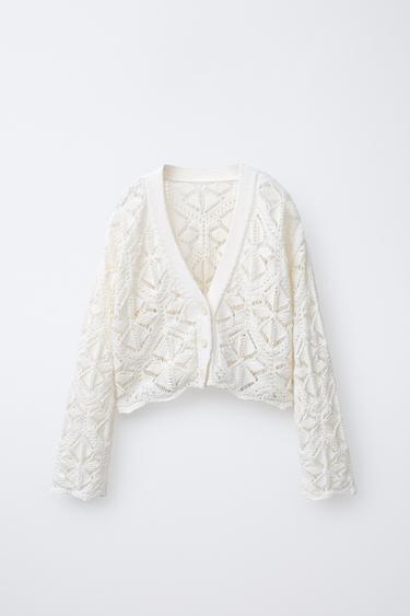 Zara CARDIGAN - Ecru