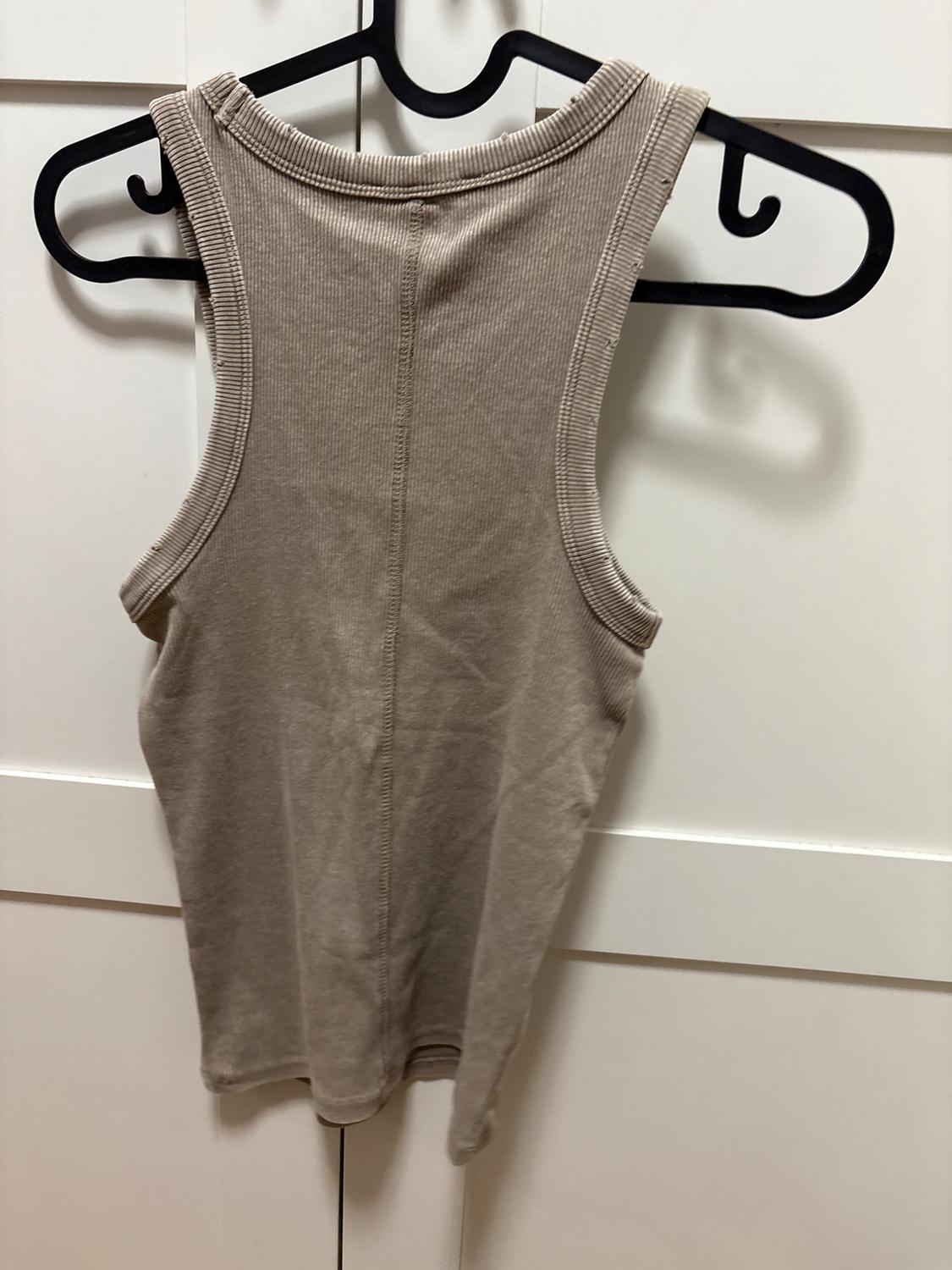 FADED-EFFECT RIB T-SHIRT - Image 3