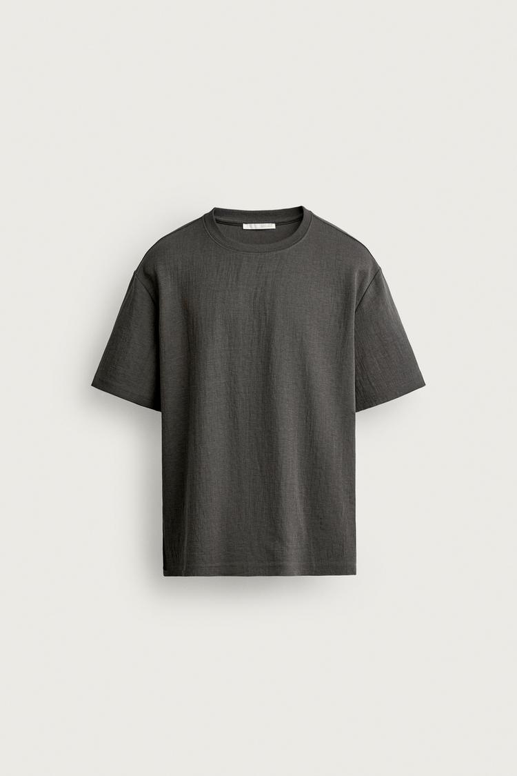 TEXTURED RELAXED FIT T-SHIRT