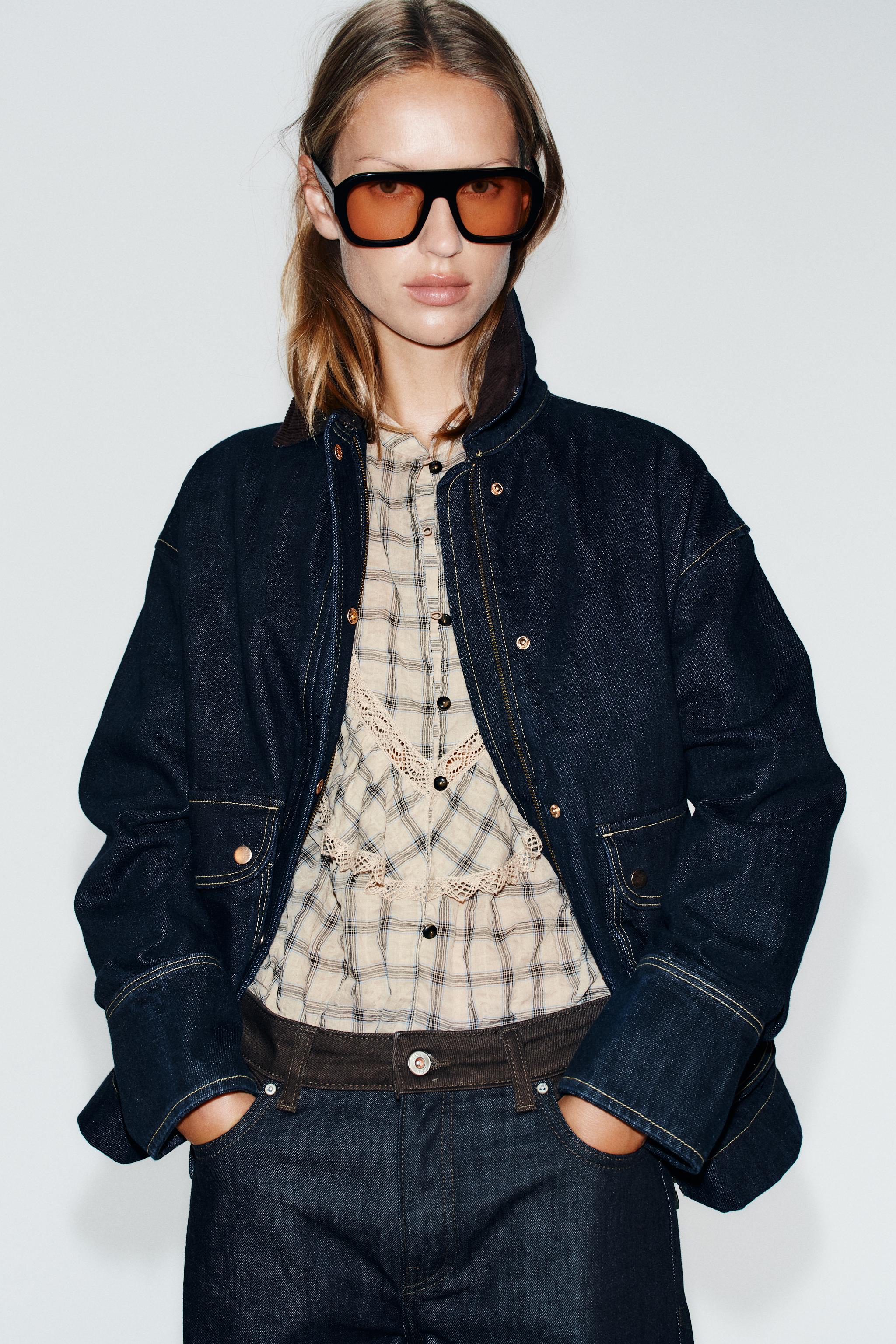 Z1975 HIGH-RISE MIXED BARREL JEANS - Blue | ZARA United States