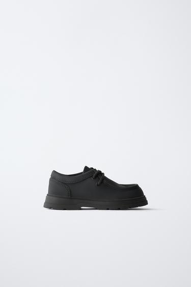 MOC TOE SHOES WITH BINDING - Black by Zara
