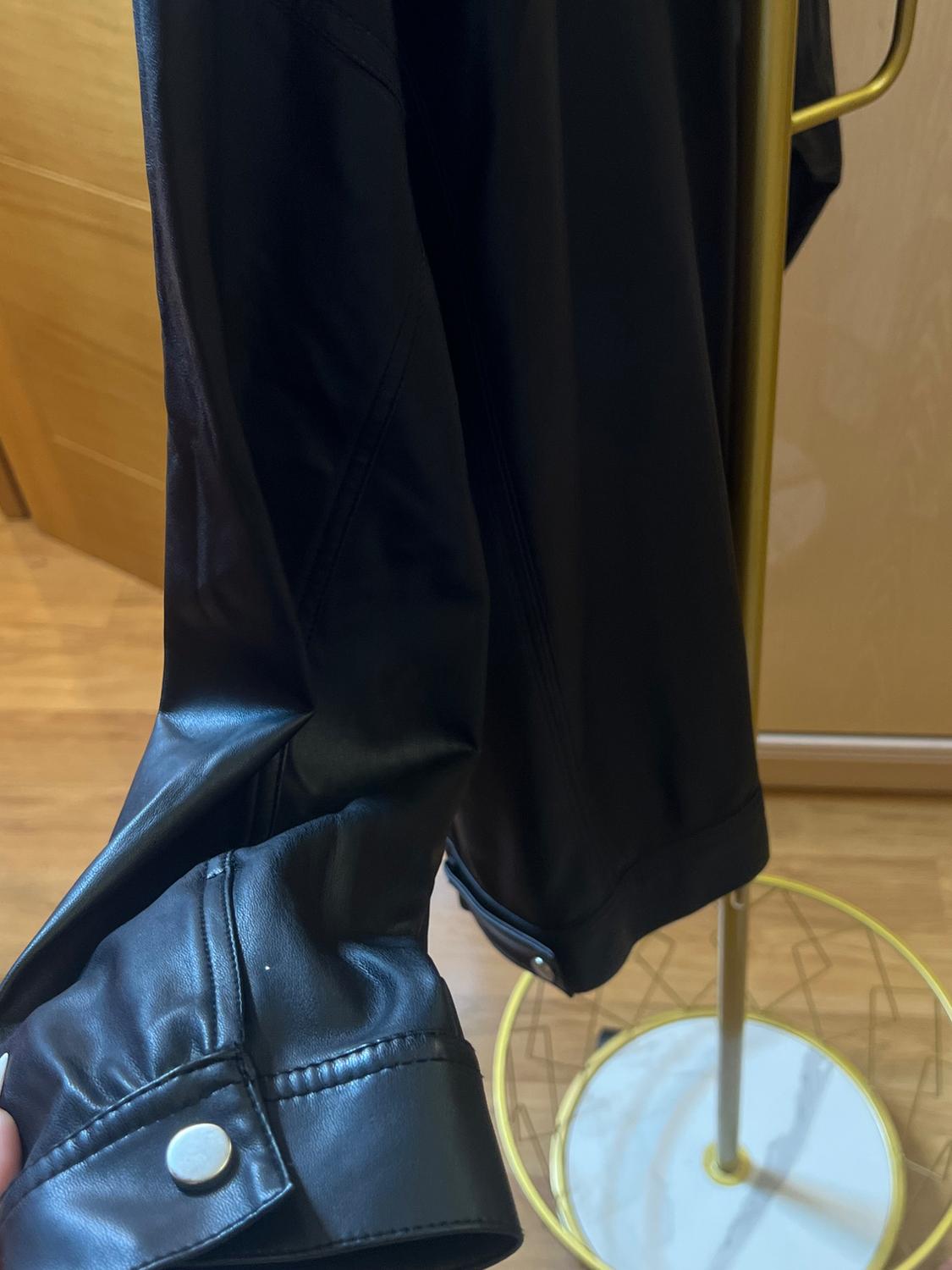 FAUX LEATHER OVERSIZE JACKET - Image 9