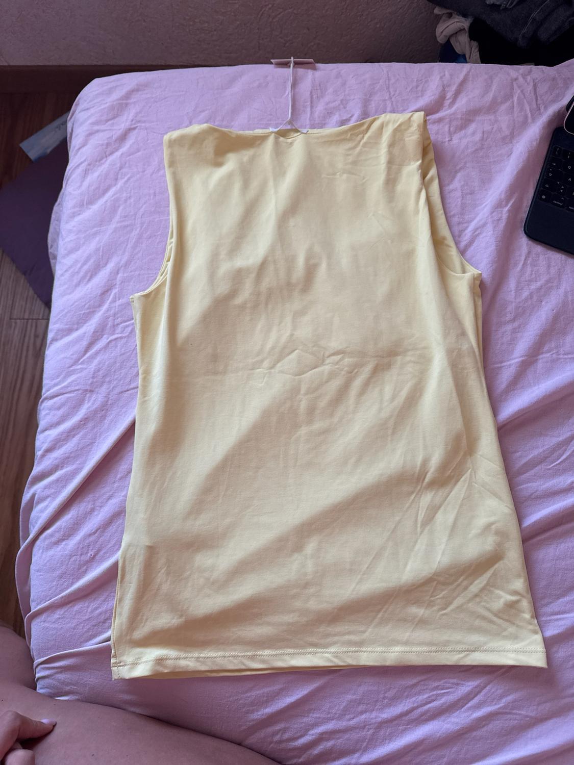 WIDE STRAP POLYAMIDE T-SHIRT - Image 2