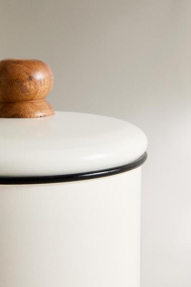 SMALL ENAMELLED JAR FOR PETS TREATS - Multicoloured by Zara - Image 3