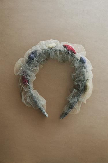 SERRE-TÊTE ENFANT NOËL - Vert d'eau de Zara