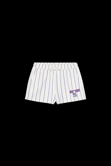 NEW YORK STRIPE SHORTS - White by Zara - Image 0