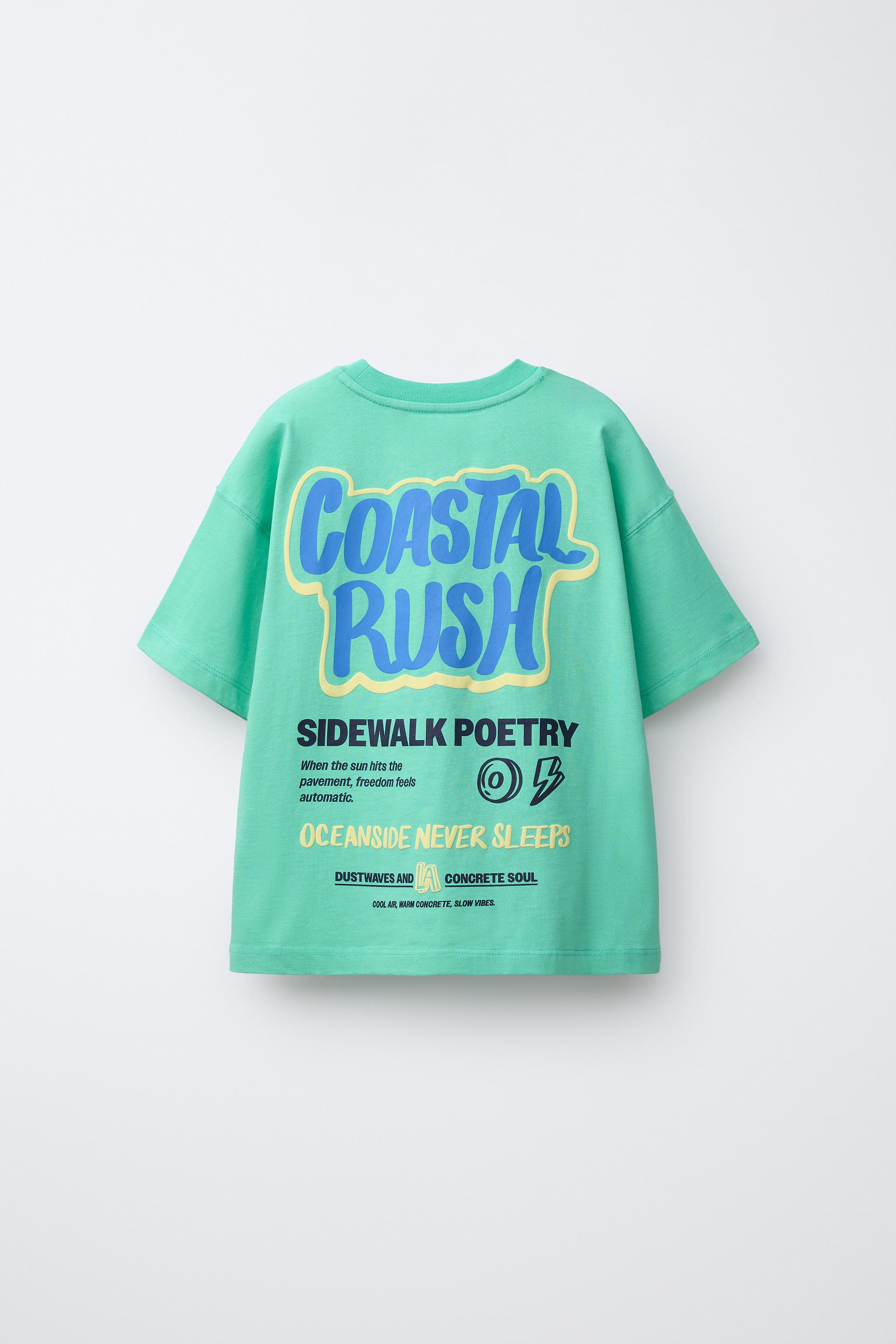 T-SHIRT À IMPRIMÉ EN RELIEF