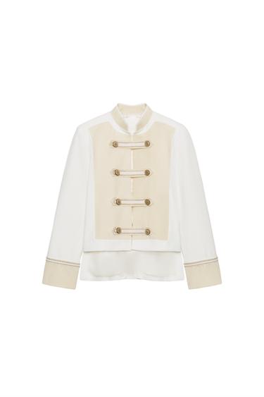 ZW COLLECTION JACKET WITH FROG FASTENING