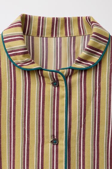 LIMITED EDITION STRIPED PYJAMA SHIRT - Multicoloured by Zara - Image 2