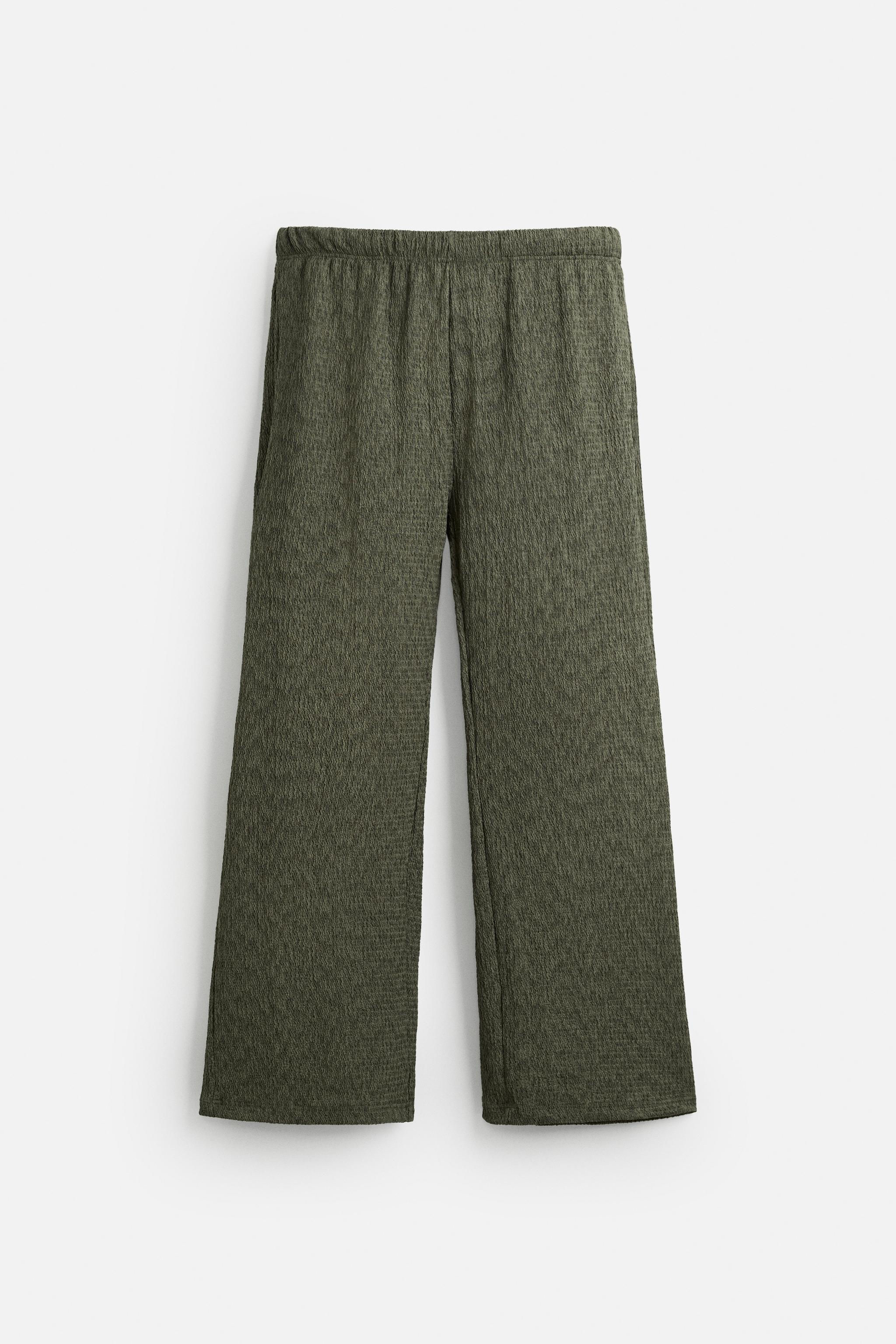 PANTALON STRUCTURÉ À TEXTURE