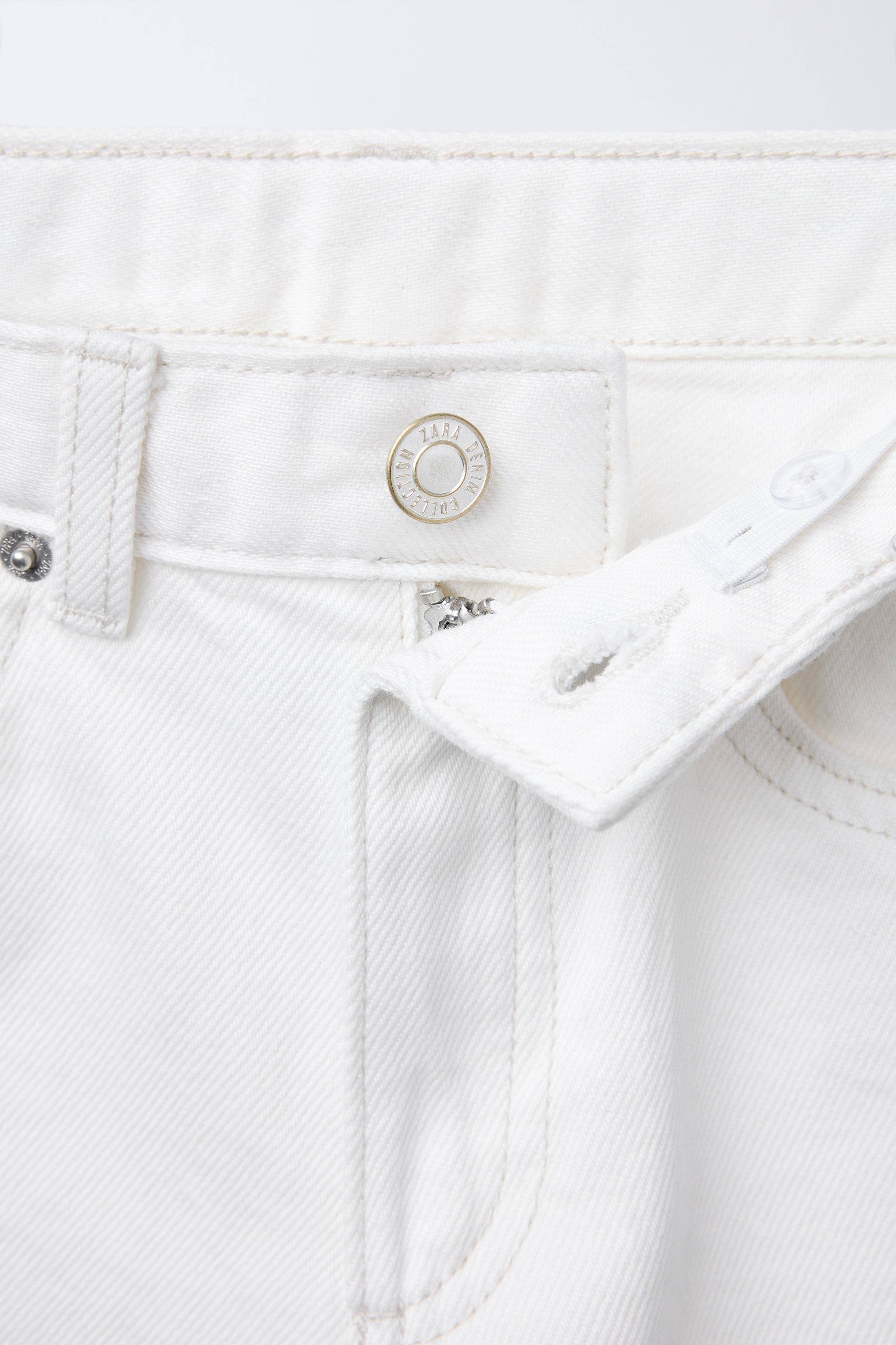 Stitch Wide Jeans _White | Na.e