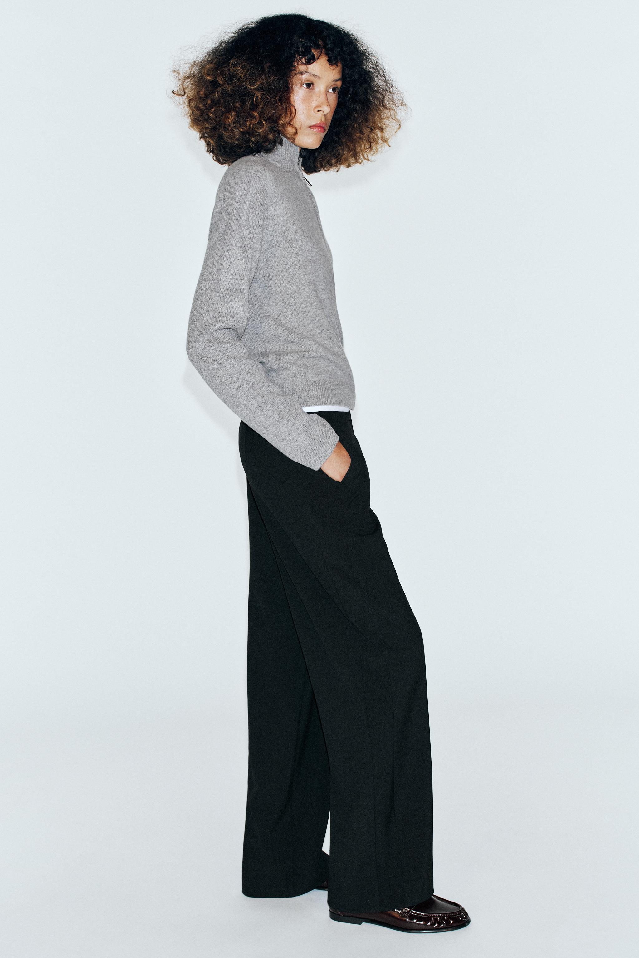 MID-RISE STRAIGHT-LEG PANTS