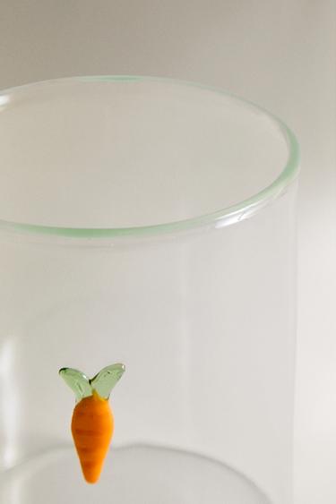 VERRE BOROSILICATE CAROTTE - Orange de Zara - Image 2