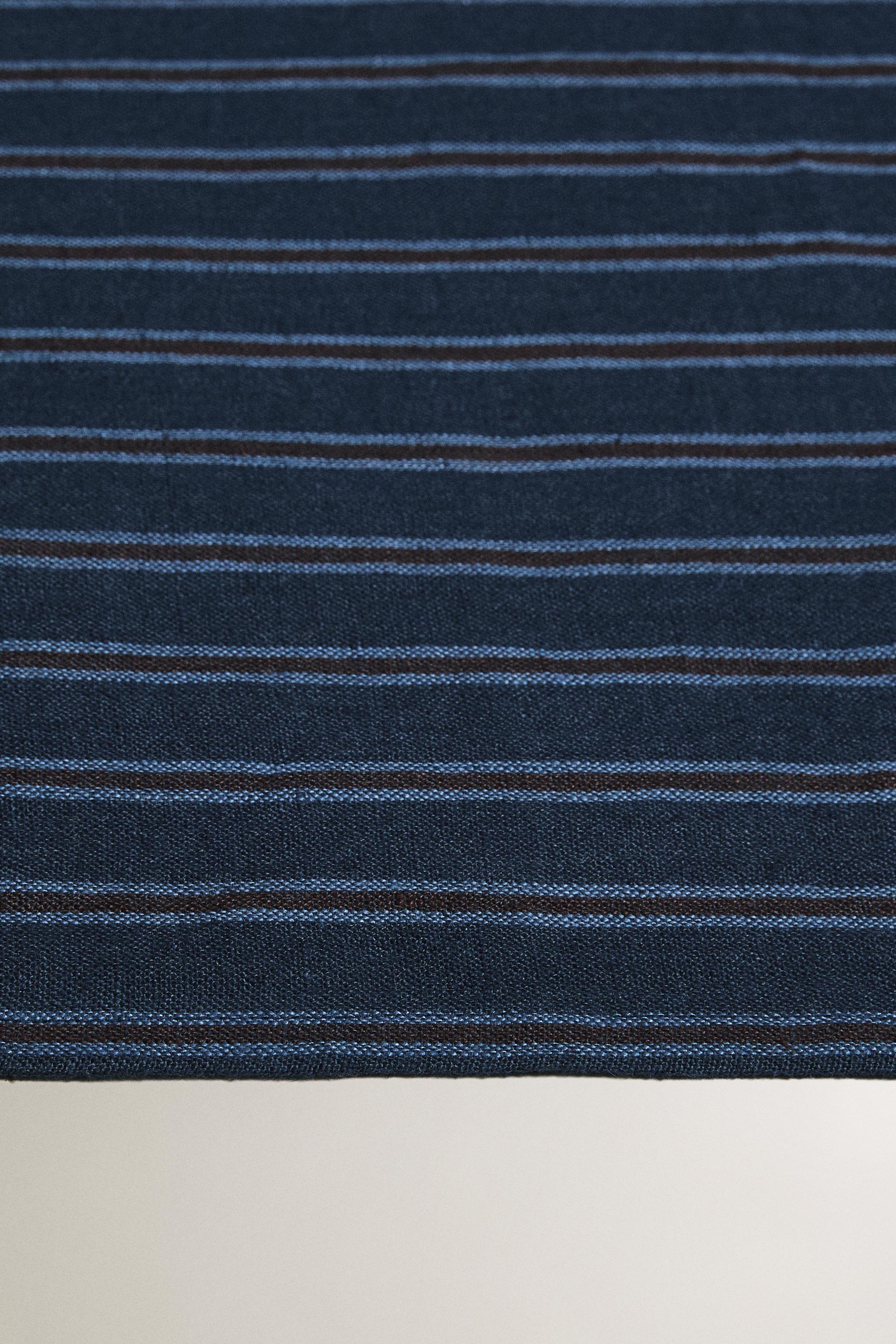STRIPED AND FLORAL PAREO BEACH TOWEL