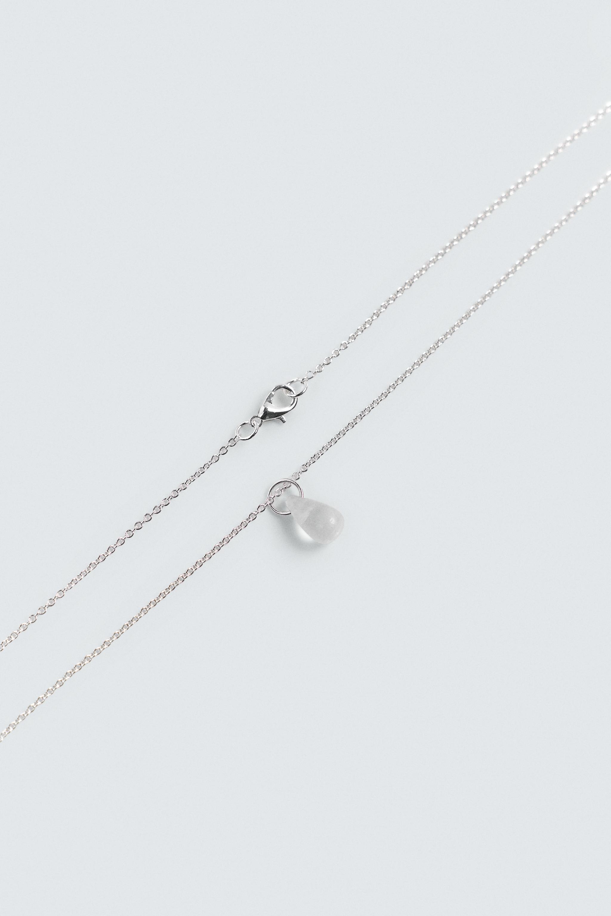 CHAÎNE PENDENTIF PIERRE