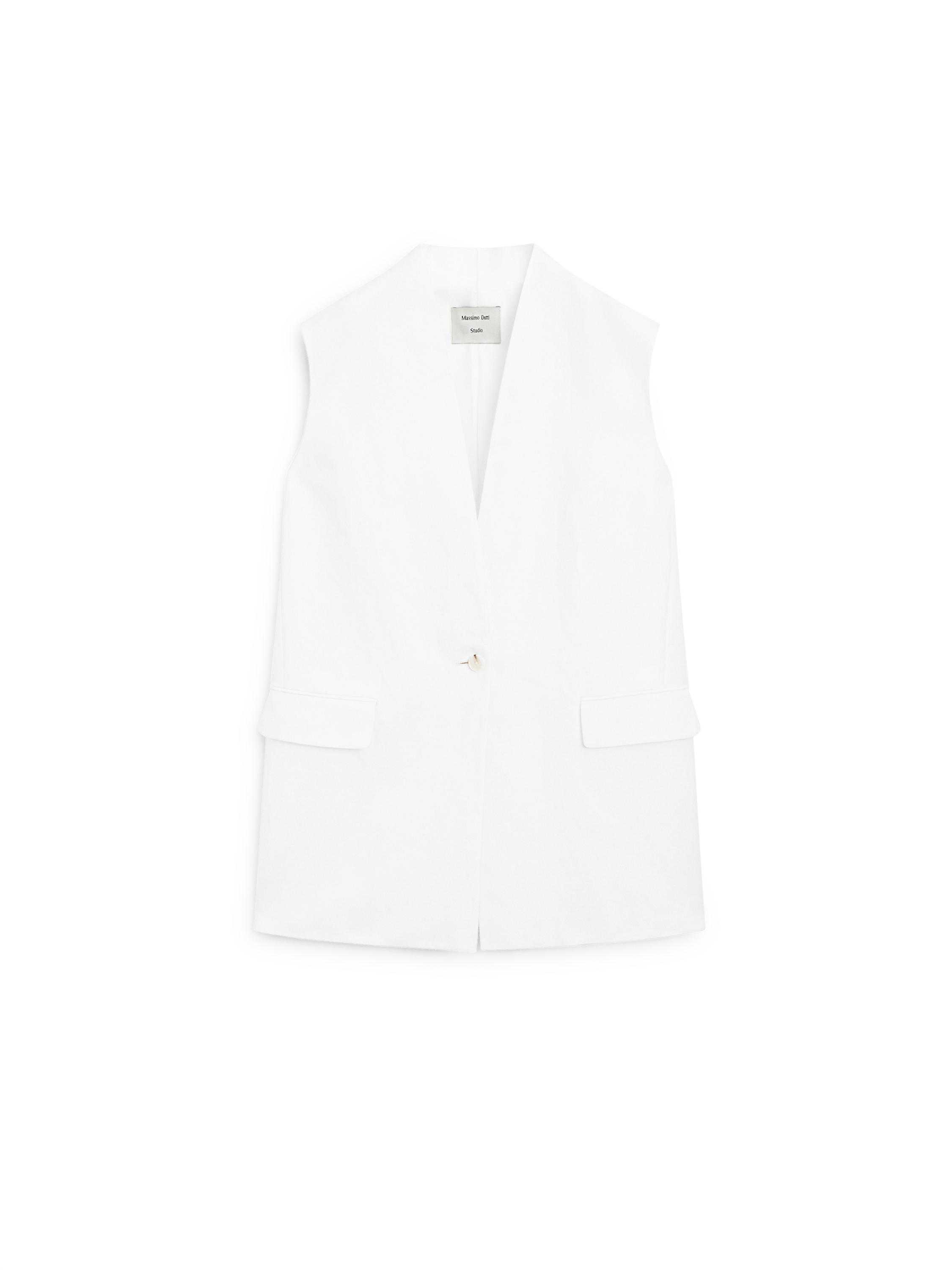Waistcoat with pocket details - STUDIO