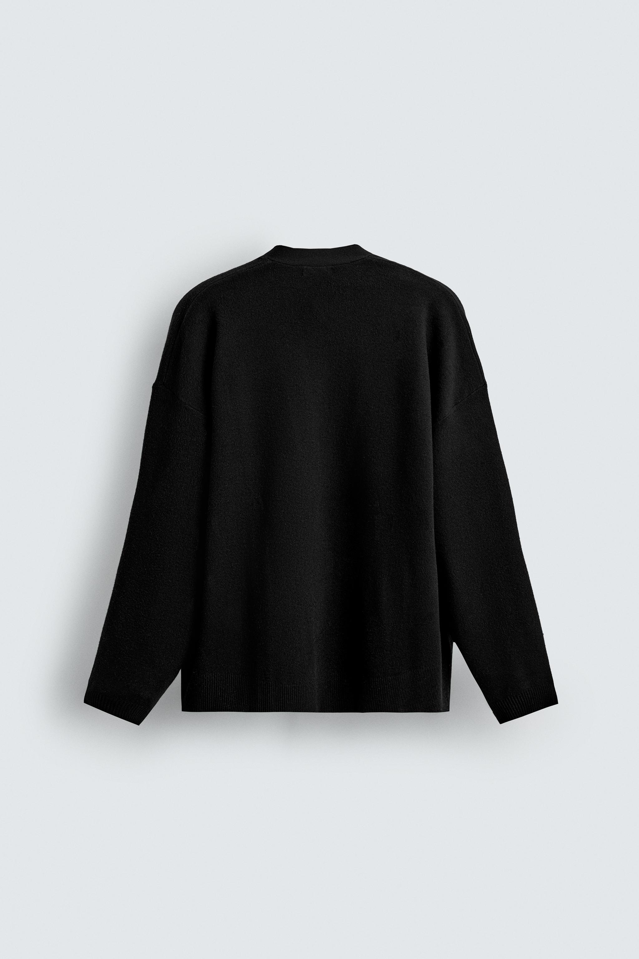 オープンカーディガン - ブラック | ZARA Japan / 日本