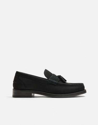MOCASSIM PELE BORLAS - Azul da Zara