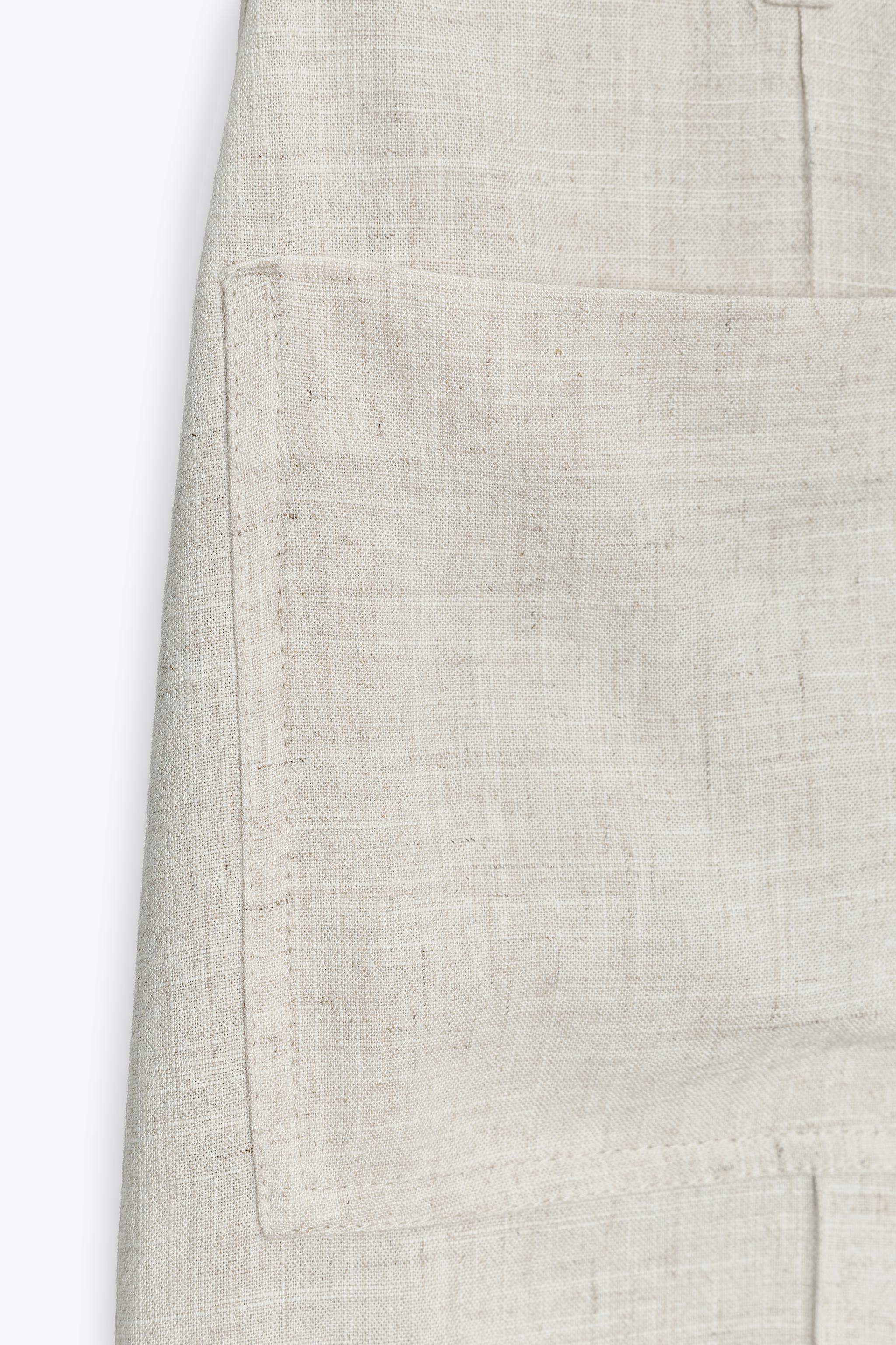 LINEN BELTED CULOTTES
