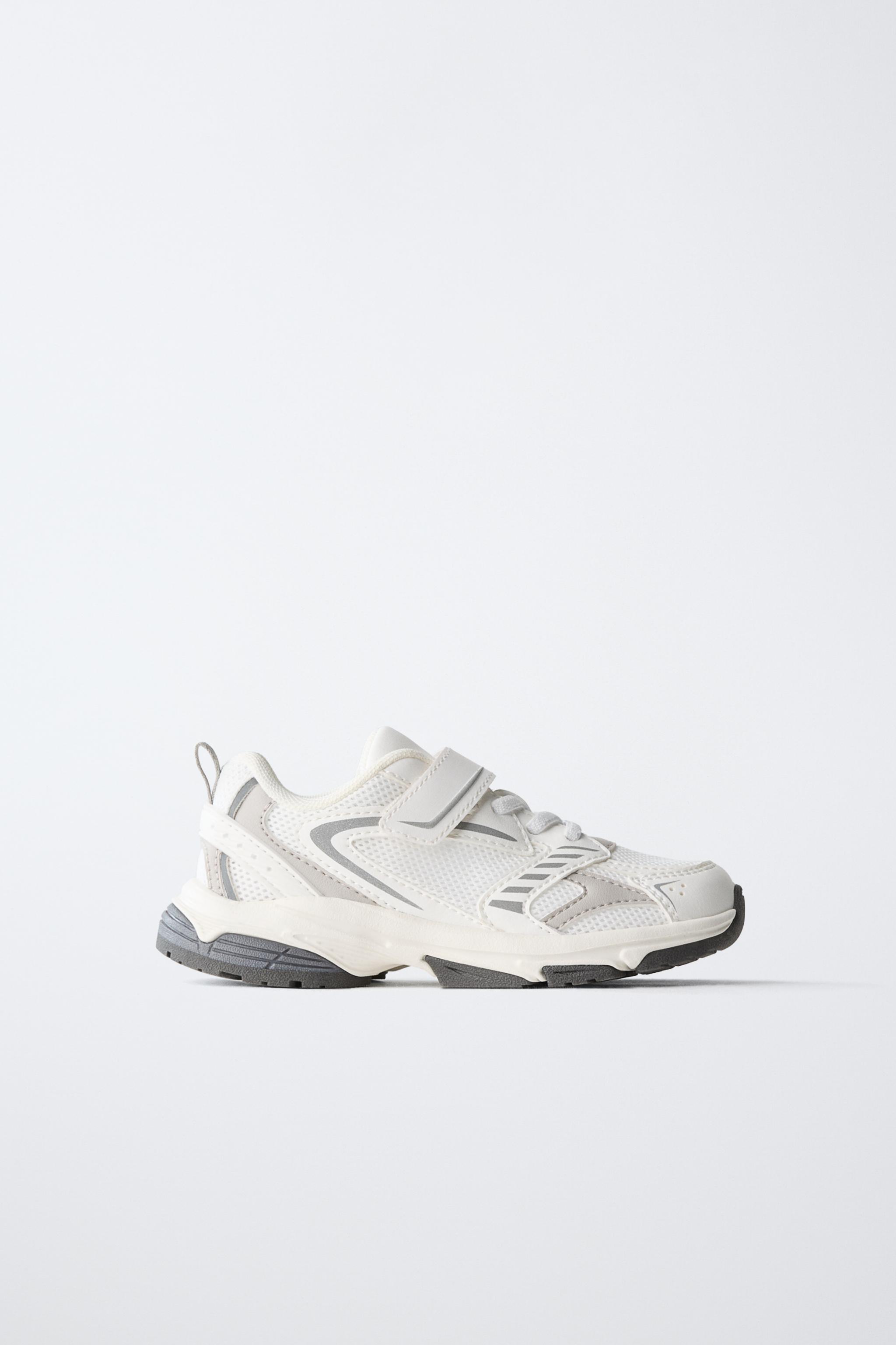 CONTRAST SNEAKERS — White