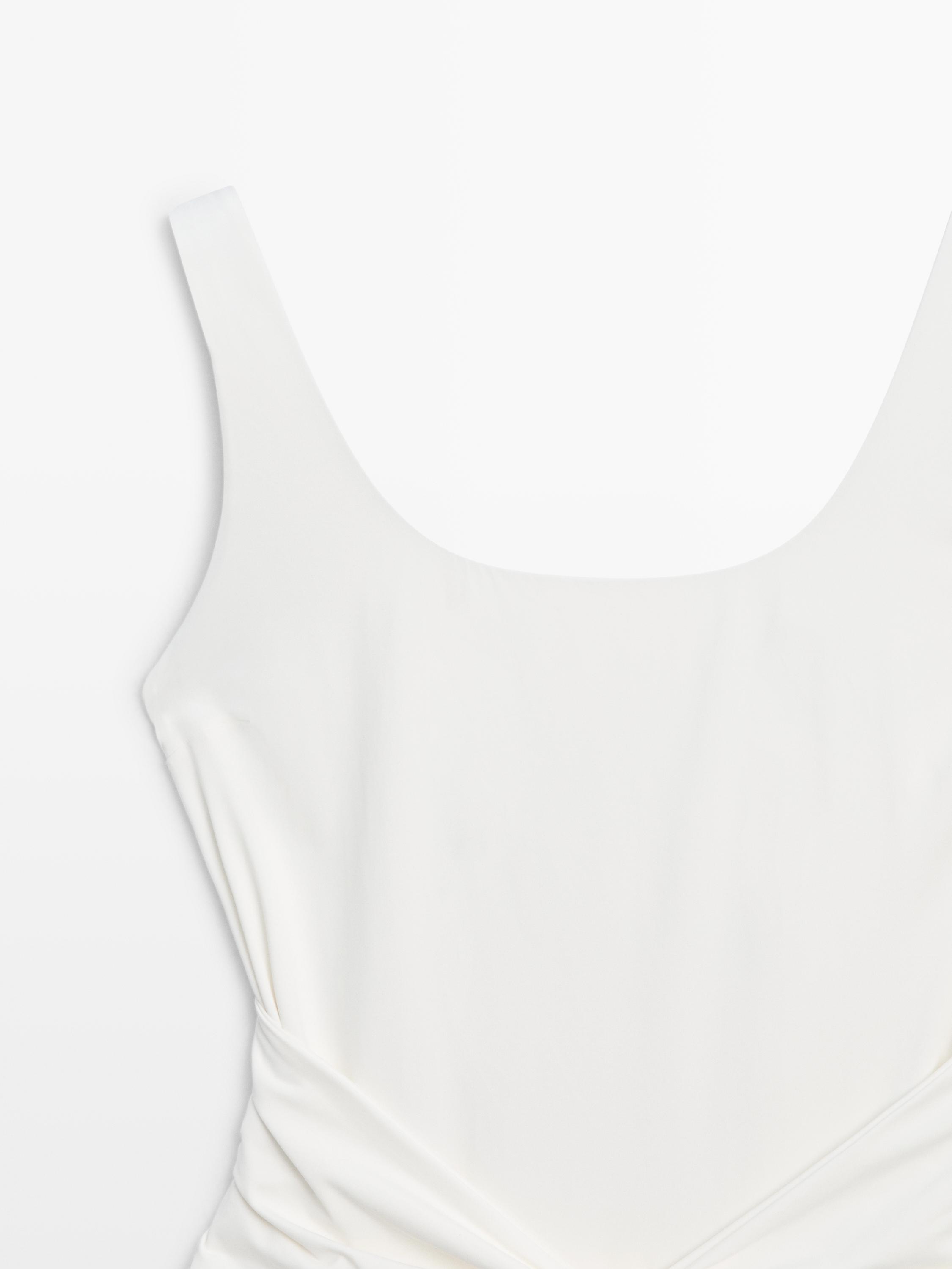 Swimsuit with rhinestone detail