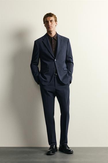BLAZER DA COMPLETO COMFORT - Blu Marino di Zara