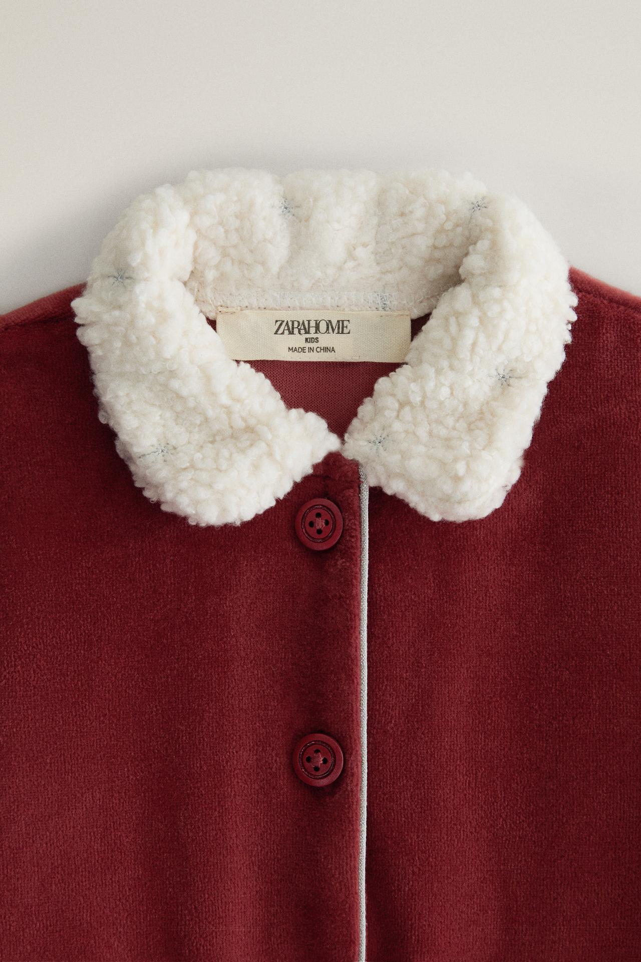 BABY FATHER CHRISTMAS ROMPER — Red