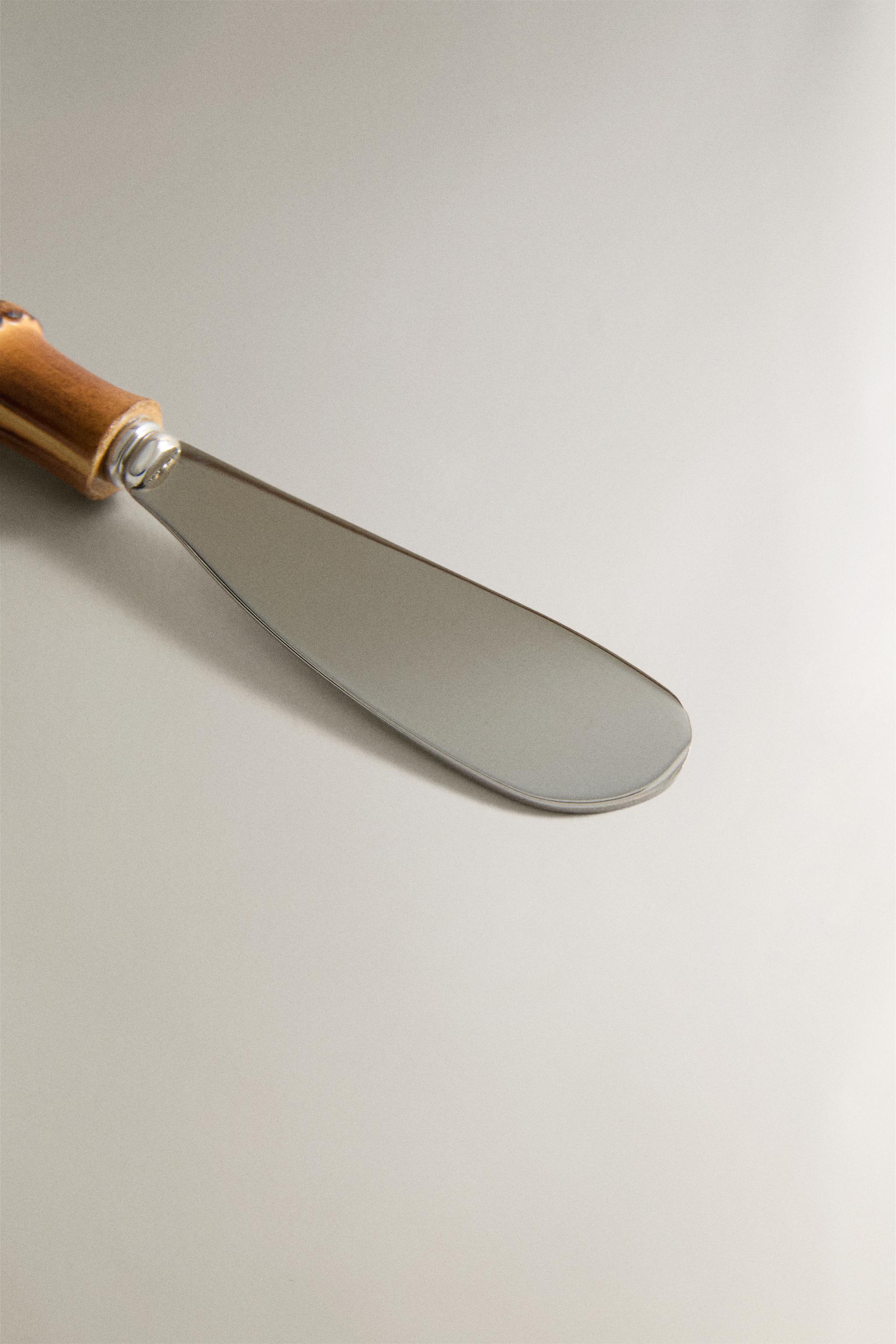 BAMBOO BUTTER KNIFE — Brown