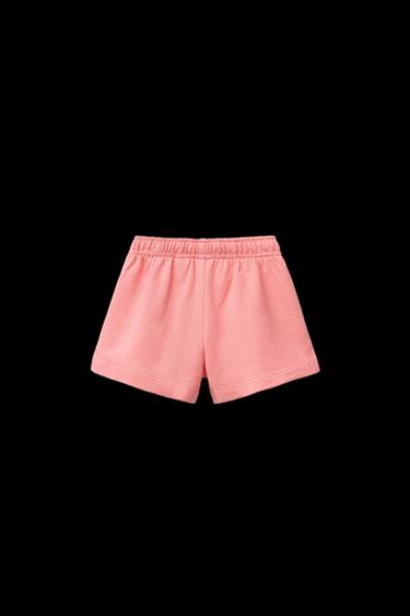 BERMUDA-SHORTS MIT SEITENSTREIFEN - Koralle von Zara