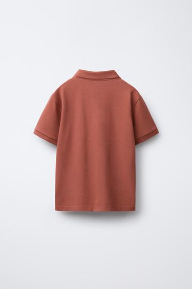 POLO PIQUÉ BASIQUE - Tuile de Zara - Image 1