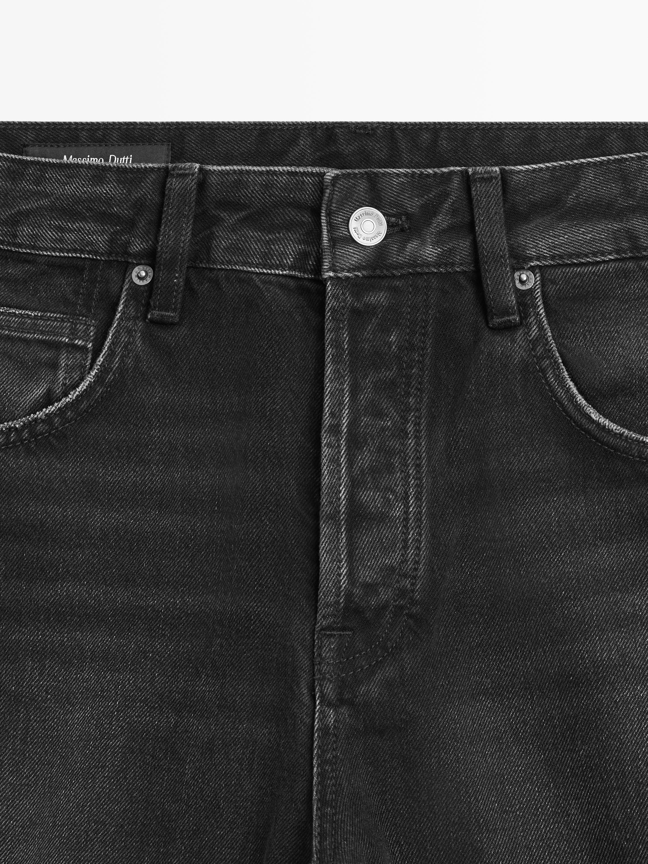 Mid-rise balloon fit jeans