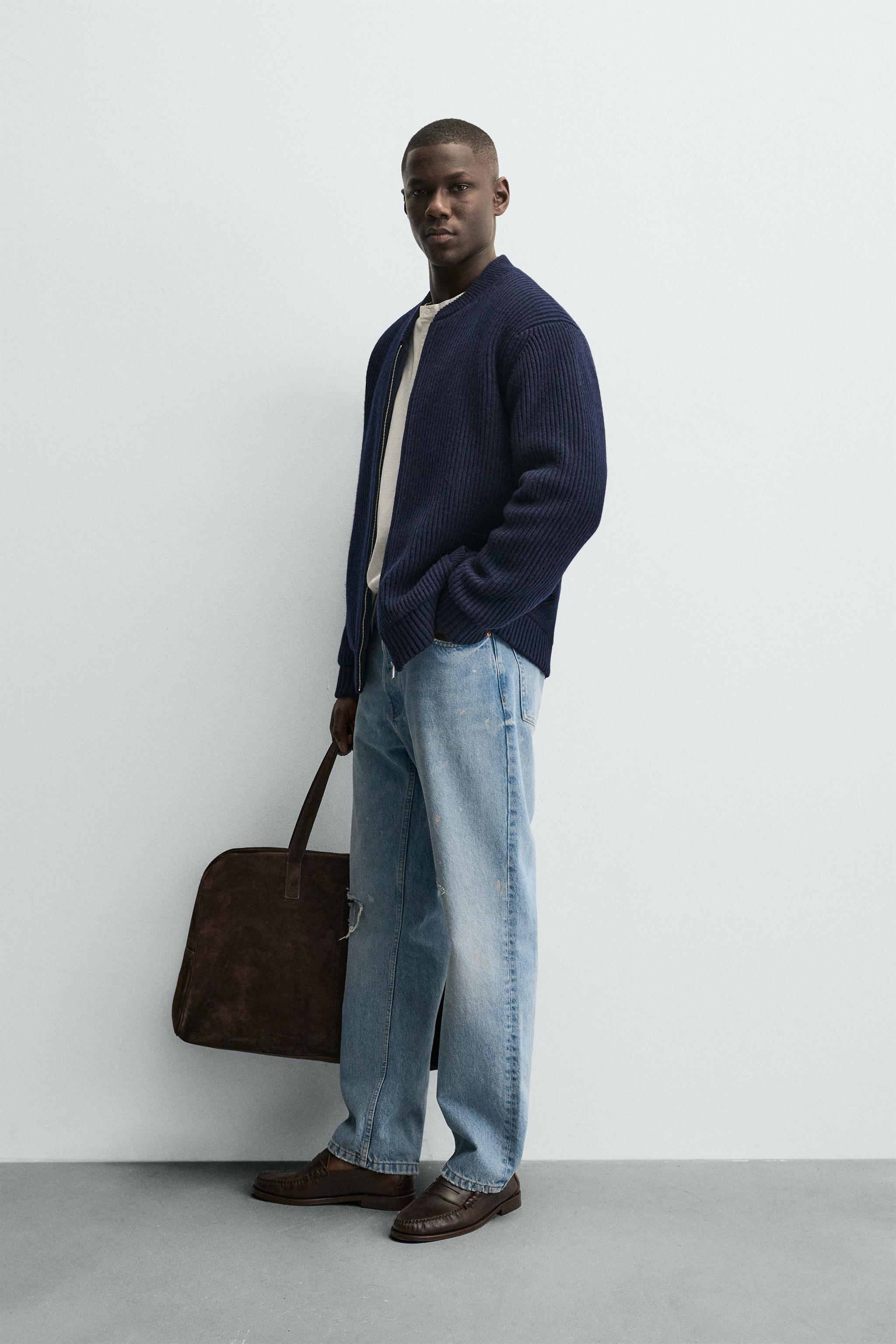 QUILTED KNIT BOMBER JACKET