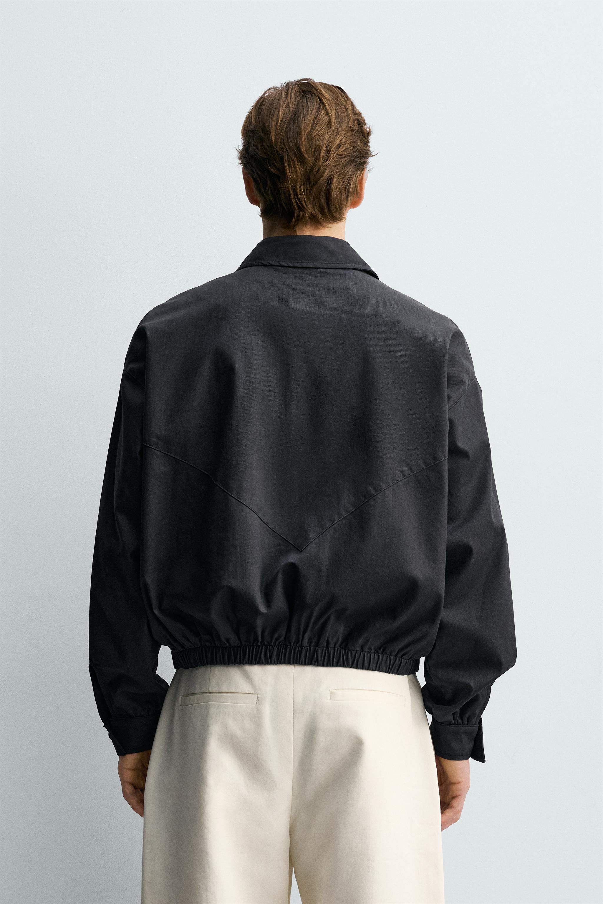 CROPPED COTTON - CUPRO JACKET