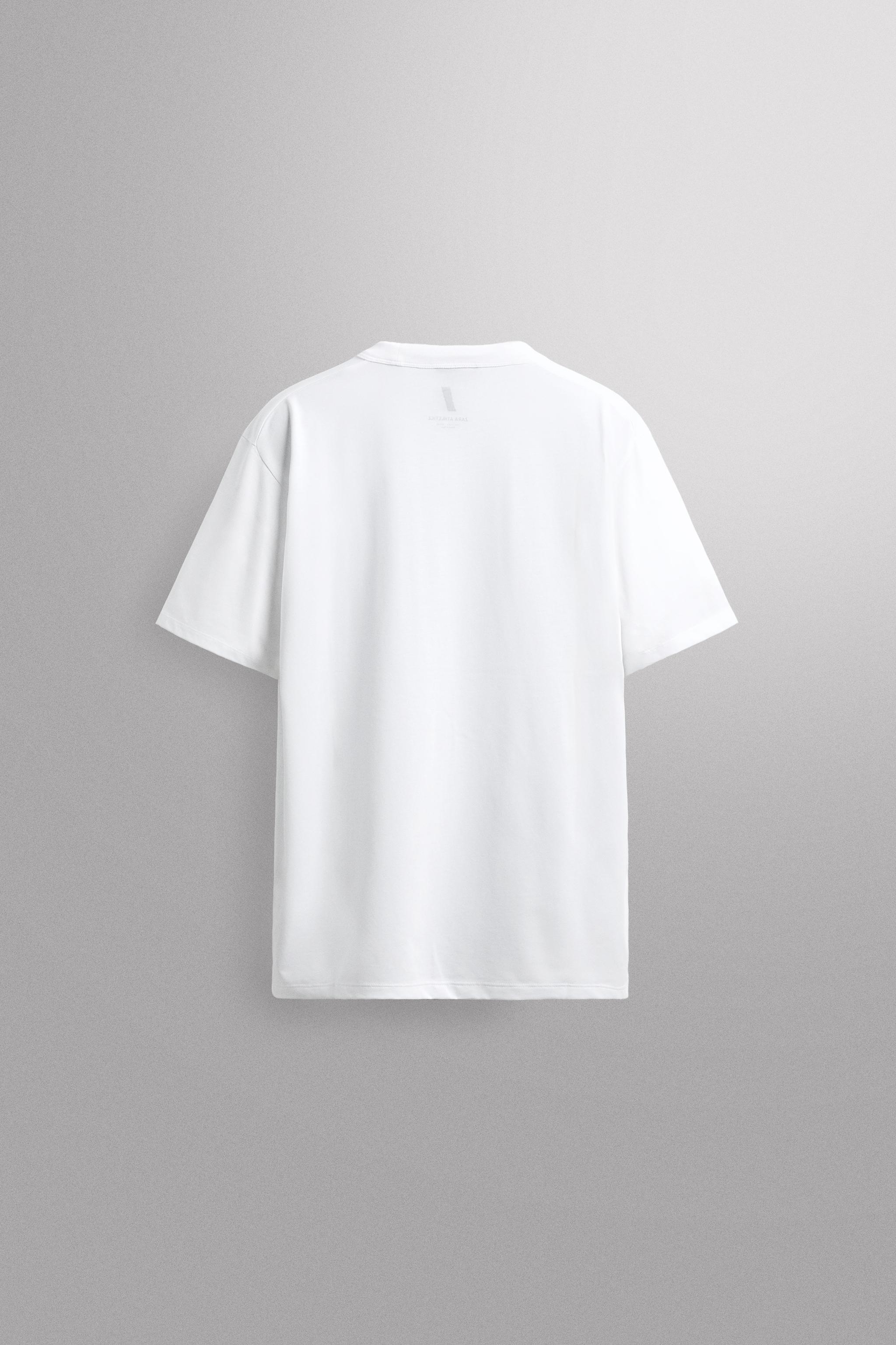 Zara KONFORLU ANTRENMAN T-SHIRTÜ görsel 8
